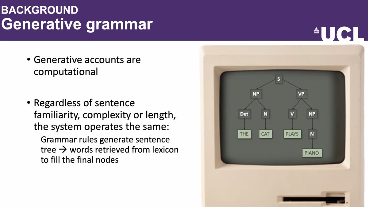 BasAphasia's tweet image. I hope everyone has got their grammar and syntax hats on today! @fern taking us through the pilot study for the UTILISE study. 

Lots of questions about the idea of Trigrams, @Fern_E_Rodgers explaining to delegates beautifully!

#computerbasedtherapy #grammar