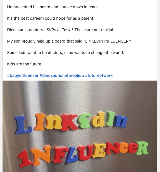 I can't stop posting to Linkedin