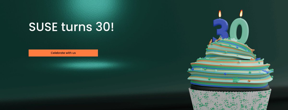 Happy 30th Birthday <a href="/SUSE/">SUSE</a>!!! 🥳🥳🥳💚🍻