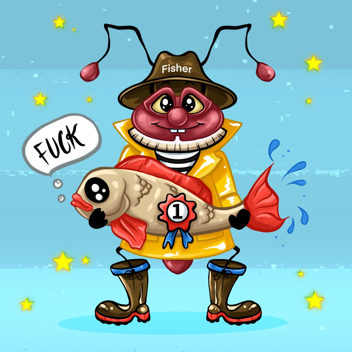 💥NEW DROP NFT💥
“Klaus Fisher Any” - He catches fish with his bare hands🙌

About #cryptoants collection👇🏻
Minted 11/50
Sold 4/11
Floor price 💎 0.03 eth 

☝️each ant is unique and is drawn manually with love ❤️ 

#opensea #KatoOGgo #OGCollective