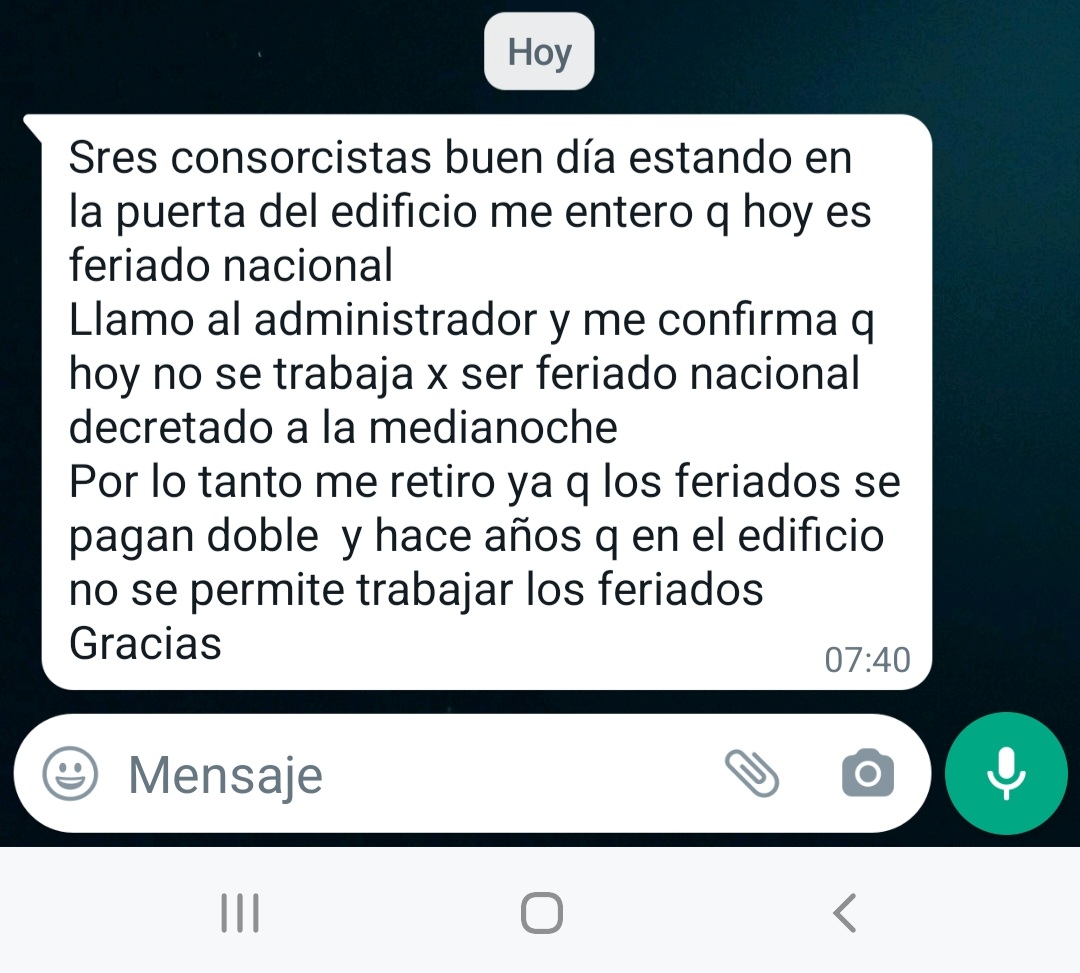 TomiFunebrero's tweet photo. La encargada de mi edificio ❤️😁 https://t.co/nt33nriDgP