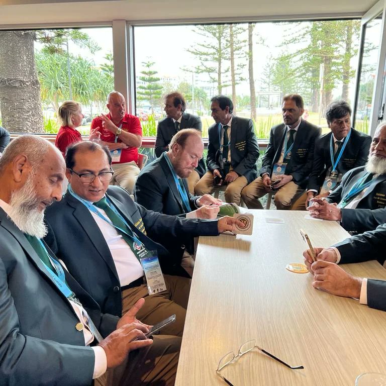 The Over 60s World Cup is officially underway with a glitzy Welcome Ceremony. Team Pakistan will be in action tomorrow against South Africa.