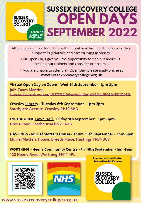 Sussex Recovery College tweet media