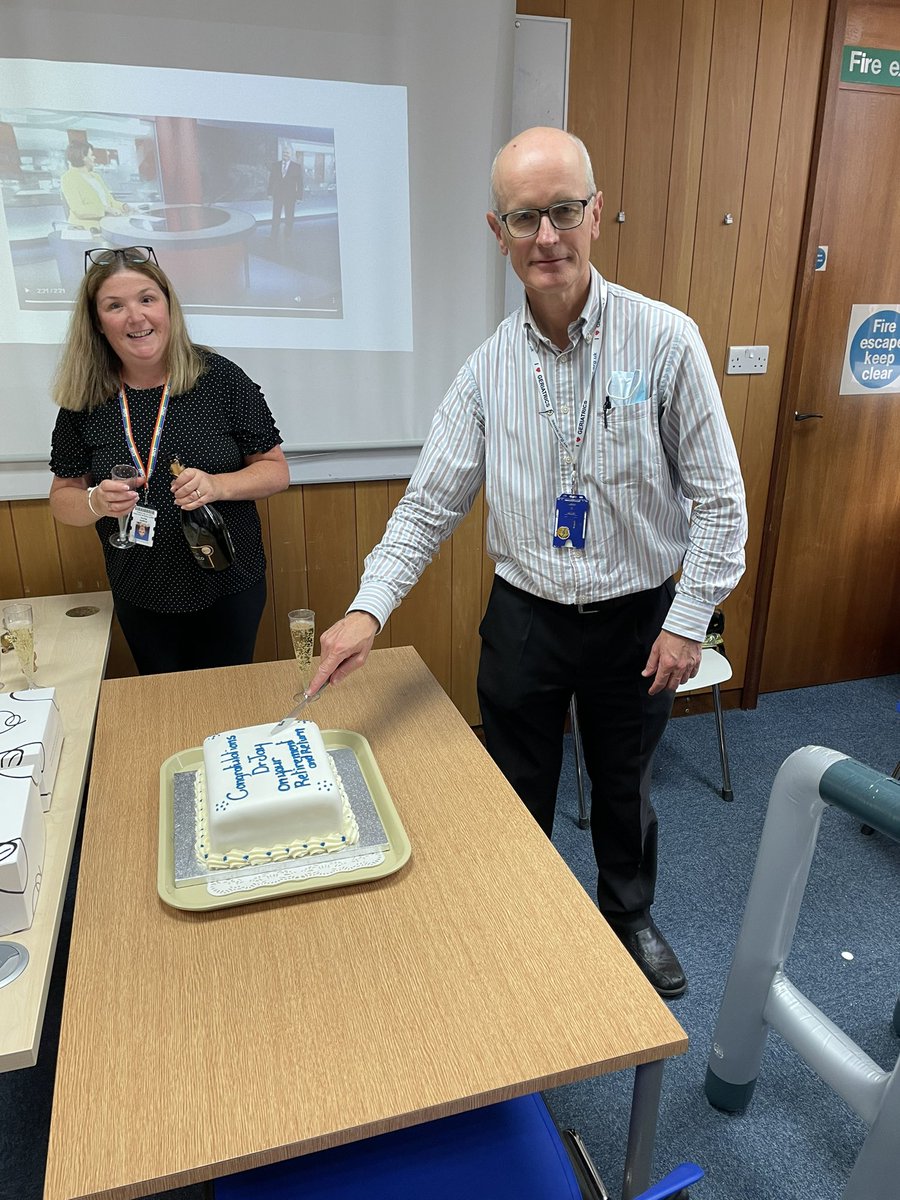 NuthOpm's tweet image. Today we bid au revoir, with huge thanks, to @RogerJay2 after 40 years of dedicated service to the NHS. Roger has been the most diligent and supportive colleague. We wish him a very happy (and very well deserved) retirement! @KilsbyAmanda