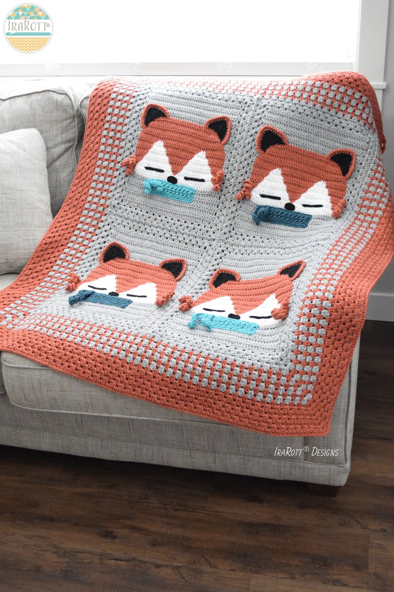 IraRott's tweet photo. Being crafty like a fox will help you to finish a secret project for a special animal enthusiast.
#crochetanimalblanketsandblocks #irarott #irarottpattern #irarottdesigns #fox #crochetfox #irarottbook #crochetfox #crochetblanket #foxblanket #grannysquareblanket #crochetblocks https://t.co/fvUDvzg7xZ