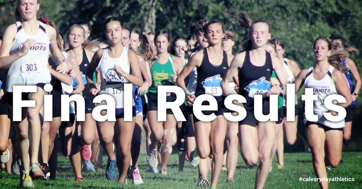 calvary__sports's tweet photo. Congratulations to our Varsity XC team! Girls 1st place 
Anna edwards 1st overall course record 18:59,
Boys 3rd Place, Lincoln Heath finished 4th overall. #calvarydayathletics #calvarydayschool #varsityXC https://t.co/LARRGyacy2