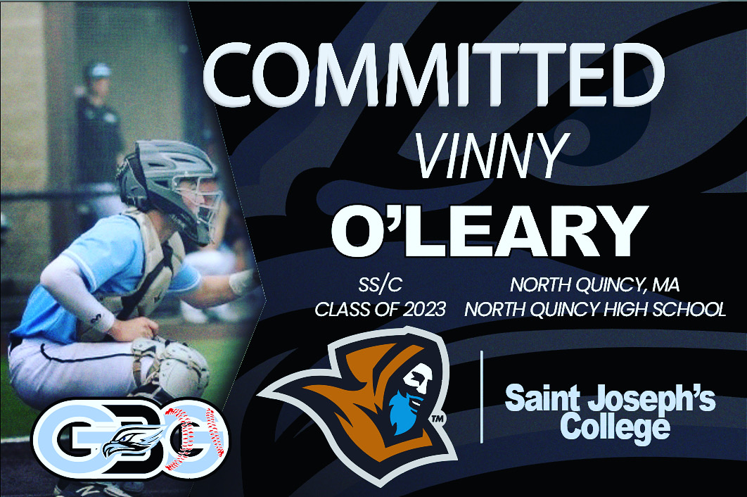 GBG_Hawks's tweet photo. Congratulations to Vinny O’Leary on his commitment to Saint Joseph’s!!! @vinny_leary @GBGbaseballUSA @CoachWelchRBI @NQbaseball 

#gbg #gbgfamily #gbgrecruiting #collegebaseball #newenglandbaseball #monks #getwiththeprogram #VinnyO #gbgnortheast https://t.co/p9T9Irp4mO