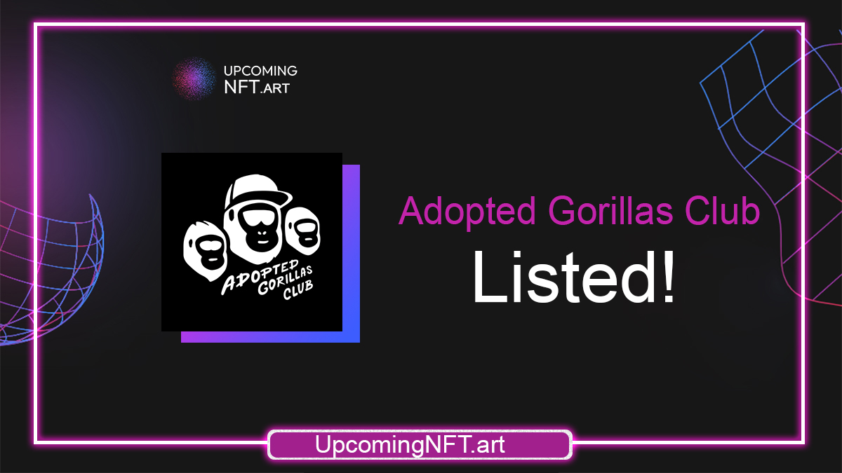 Upcoming NFT drops (@nftcalendarbest) on Twitter photo 🥳 <a href="/adoptedgorillas/">Adopted Gorillas Club</a> Welcome!
upcomingnft.art/adopted-gorill…
❤️ Like & Retweet. Promote this to other people!
✅Pro tip: Some of our visitors are filtering NFT projects by most likes. Ask your community to vote and get discovered by more people! 😉
#NFTLAUNCH #NFTDROPS #NFTCommunity 🥳 <a href="/adoptedgorillas/">Adopted Gorillas Club</a> Welcome!
upcomingnft.art/adopted-gorill…
❤️ Like & Retweet. Promote this to other people!
✅Pro tip: Some of our visitors are filtering NFT projects by most likes. Ask your community to vote and get discovered by more people! 😉
#NFTLAUNCH #NFTDROPS #NFTCommunity