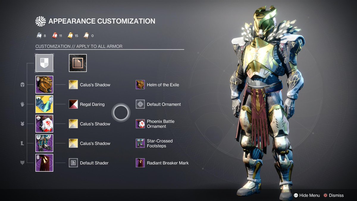 omiejay's tweet photo. In recognition for Childhood Cancer Awareness Month.
#goldinseptember #septembergold #wearitgold
#PS5Share, #Destiny2 https://t.co/Zlxblq3qCw