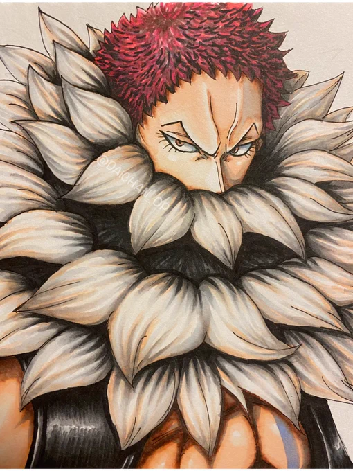 どのNo.2がナンバーワン?#ONEPIECE #イラスト#ゾロ #ベックマン #カタクリ #レイリー#右腕 