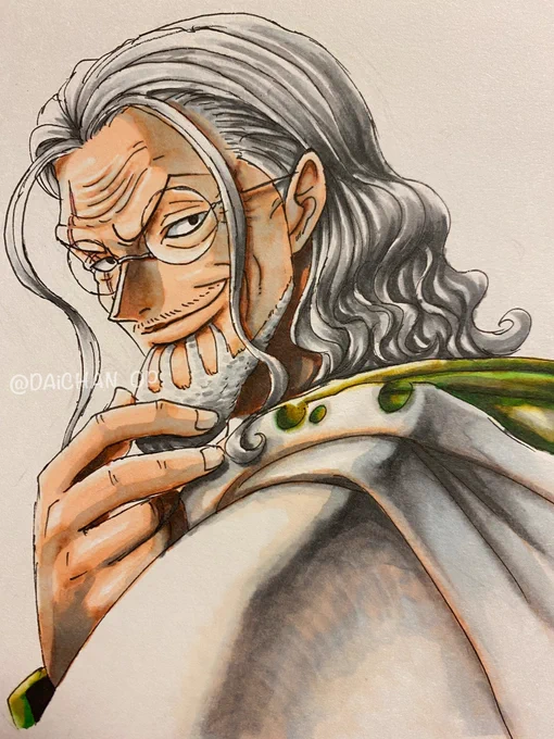 どのNo.2がナンバーワン?#ONEPIECE #イラスト#ゾロ #ベックマン #カタクリ #レイリー#右腕 