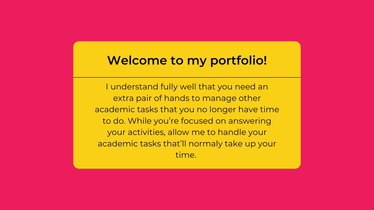 acadserviceforu's tweet photo. Are you struggling with schoolwork?
We're here to help! Send a DM to find out how we can help you with your academic assignments and other activities.
#acadservice
#businessplan
#lfacadserver https://t.co/WZXpwv5eEI