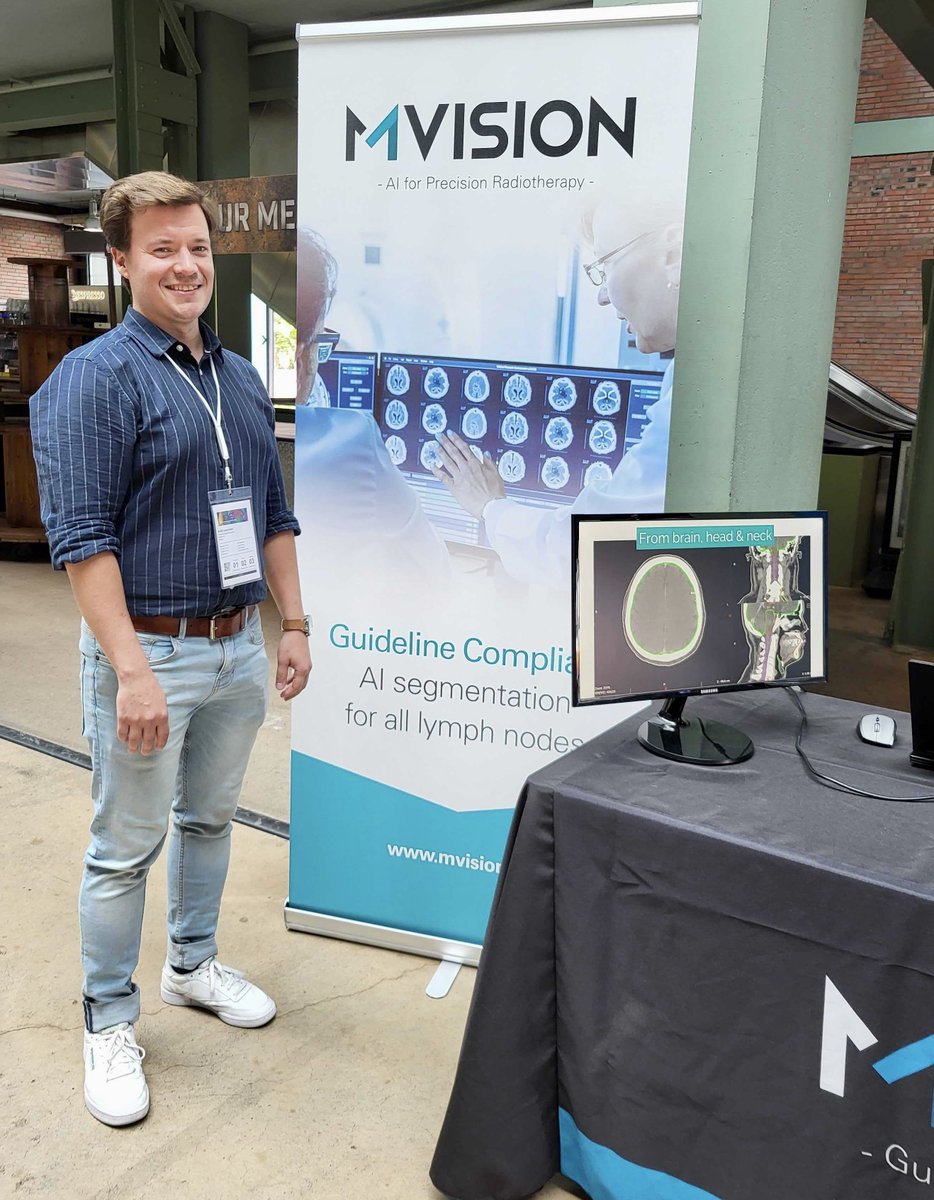 mvisionai's tweet image. Don&apos;t forget to stop by Booth #28 to see how MVision brings quality and consistency to your #radiotherapy workflow. Amongst many findings, MVision #AI&apos;s #GBS™ solution has enabled #RadOnc clinicians&apos; contours to be 20% more consistent. 
#SASRO #SASRO2022 #GCS #GDS #RadOnc
