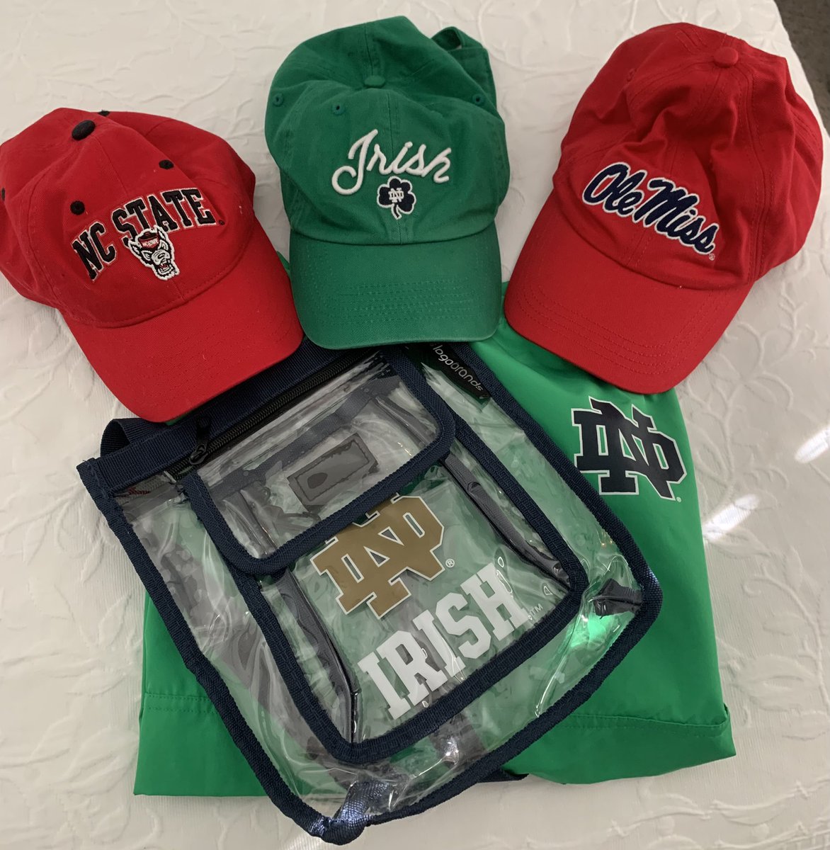 GigiWDC's tweet photo. Excited for some college football!! We are Columbus bound (husbands team) Ole Miss (daughters team) next then my Alma Mater NCSU @PackFootball @NDFootball @OleMissFB ♥️ 💚 💙 🏈 https://t.co/4p6VM4b231