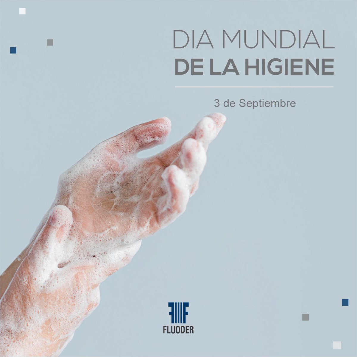 Fluoder1's tweet photo. El 03 de setiembre de cada año se celebra el Día Mundial de la Higiene,  con el objetivo de concientizar e impulsar la importancia de llevar a cabo un adecuado protocolo de higiene para cuidar la salud de todos.

#DíaMundialdelaHigiene
#Química
#Químicos
#Industria
#Fluoder https://t.co/n93xy3UmAC