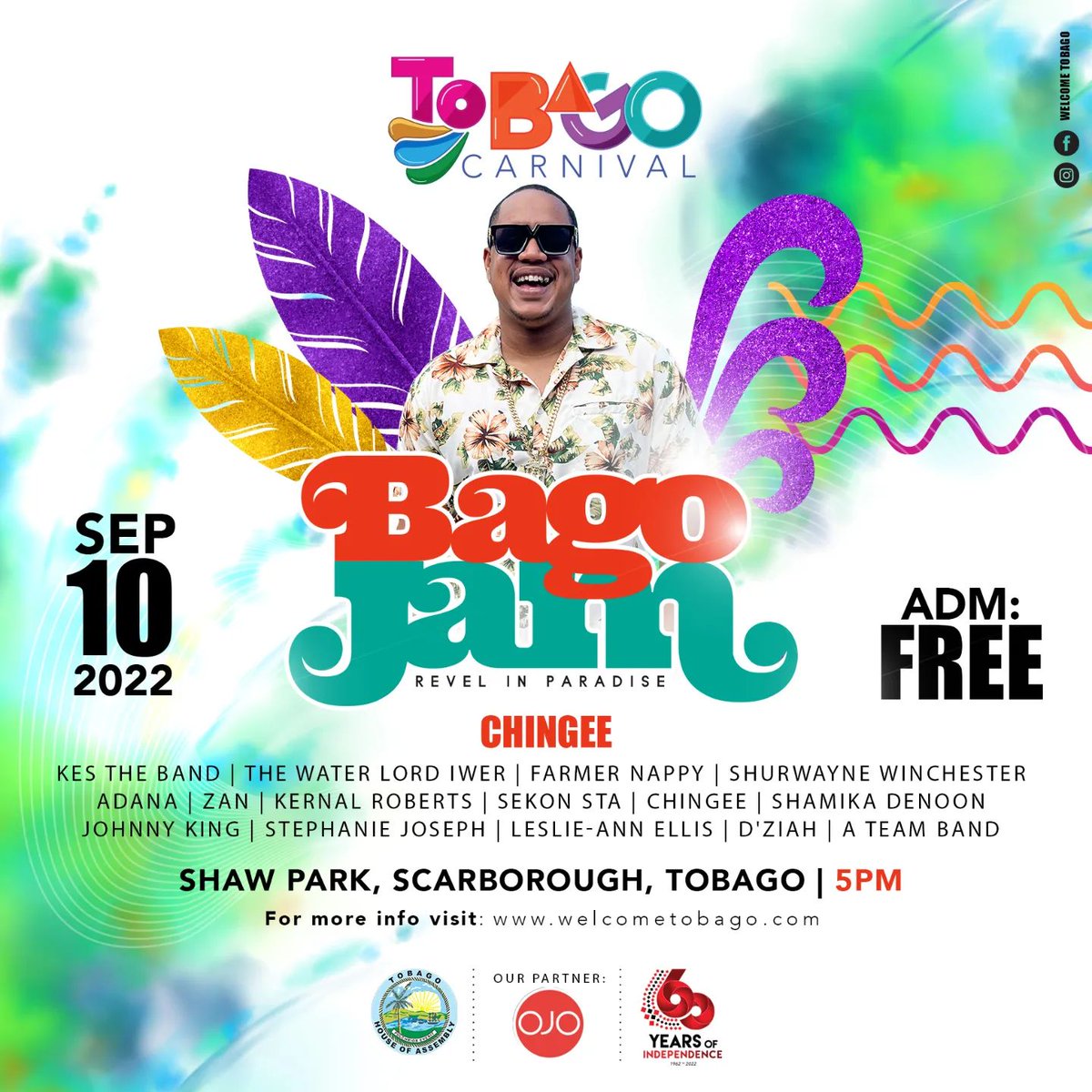 DTACITHA's tweet photo. We're officially in September and we're gearing up for the OFFICIAL public launch of the Tobago October Carnival 'Bago Jam' on Sept. 10th, 2022.
Let's meet the cast!
#WelcomeToBago #WelcomeToBagoCarnival #TobagoCarnival #TobagoCarnival2022 #ToBagoWeGo #CarnivalSweetLikeTobago https://t.co/JCCk5ZXalg