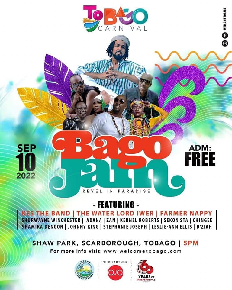 DTACITHA's tweet photo. We're officially in September and we're gearing up for the OFFICIAL public launch of the Tobago October Carnival 'Bago Jam' on Sept. 10th, 2022.
Let's meet the cast!
#WelcomeToBago #WelcomeToBagoCarnival #TobagoCarnival #TobagoCarnival2022 #ToBagoWeGo #CarnivalSweetLikeTobago https://t.co/JCCk5ZXalg