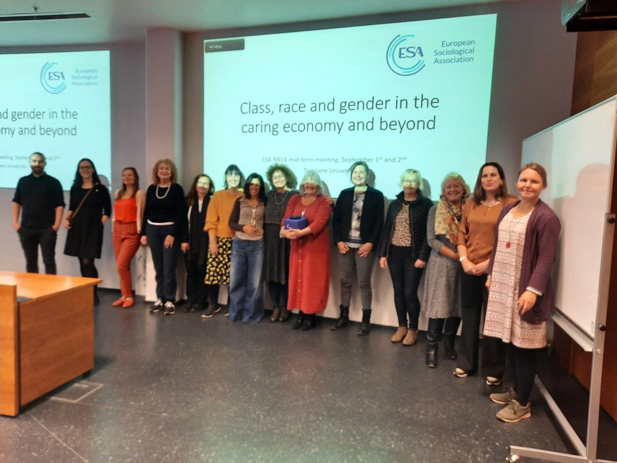 ESA RN14 (Gender, Welfare State, Labour Market) (@esarn14) on Twitter photo The <a href="/EsaRn14/">ESA RN14 (Gender, Welfare State, Labour Market)</a> mid-term hosted by @UTAGender @TampereUniSOC @PaulaKSandberg <a href="/orly_benjamin/">Orly Benjamin</a> is over, see you in Bristol next year! The <a href="/EsaRn14/">ESA RN14 (Gender, Welfare State, Labour Market)</a> mid-term hosted by @UTAGender @TampereUniSOC @PaulaKSandberg <a href="/orly_benjamin/">Orly Benjamin</a> is over, see you in Bristol next year!