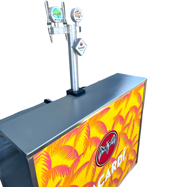 A recent project for @BacardiUK  and <a href="/caffelambro/">Caffe Lambro</a>  to showcase <a href="/Tailscocktails/">Tails Cocktails</a> , complete with ice and garnish trays, fitted with Bacardi draught #cocktail taps. Mobile #bars can be built to your requirements and fully branded with your logo.

morepour.com/blog/mobile-co…