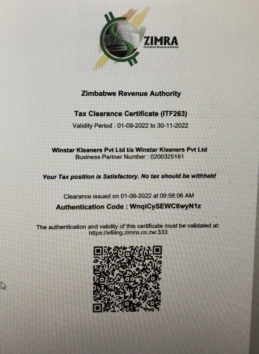 Baby steps ...... Got our tax clearance today now gunning for PRAZ certification 🧹🧹🧹🧼🧼🧼🧽🧽🧽 We clean beyond your expectations! #Kuchenesesa #Shaina