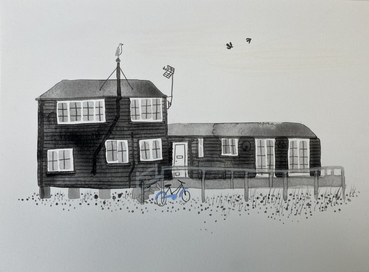 I’m starting a series of huts that I love, and whilst this is waaaayyyy more than a hut, I couldn’t resist it.A large part of them will be sheds, as I’m very partial to them too. If you know of a particularly glorious shed, send me a pic! Walberswick.