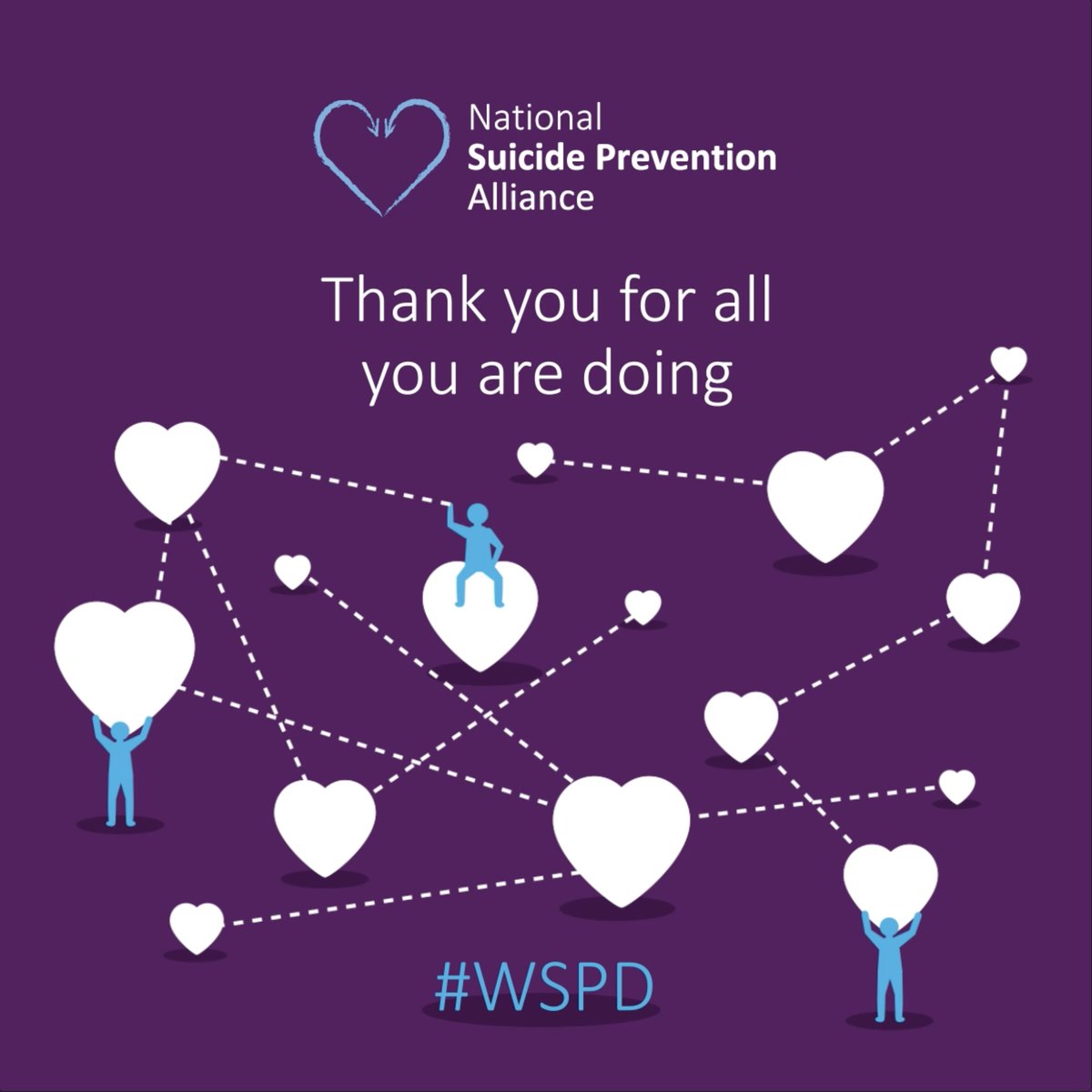 As part of the <a href="/NSPA_UK/">National Suicide Prevention Alliance</a> we know that to change the narrative &amp; reduce #stigma about suicide involves listening to people who have lived experience &amp; connecting with others who work in #suidiceprevention. 

#Thankyou to all our Mental Health First Aiders🙌

#WSPD