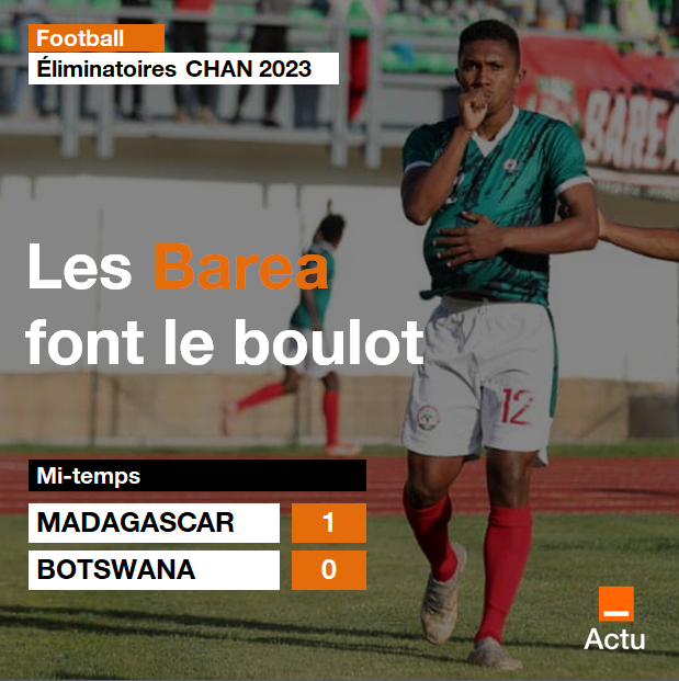 orangeactu's tweet photo. C'est la mi-temps à Mahamasina. Les Barea de #Madagascar mènent au score grâce à un but à la 22ème minute de Carlos Ravelomanantsoa.

#CHAN2023Q #MADBOT https://t.co/CEnrXXg8UW