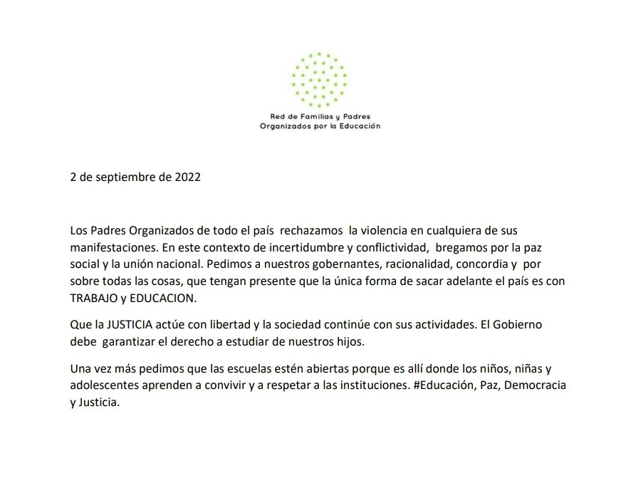 padresorgsj's tweet photo. Todos los chicos
Todas las escuelas
Todos los dias
#Noalaviolencia #AbranlasEscuelas https://t.co/r88h8A4hrP