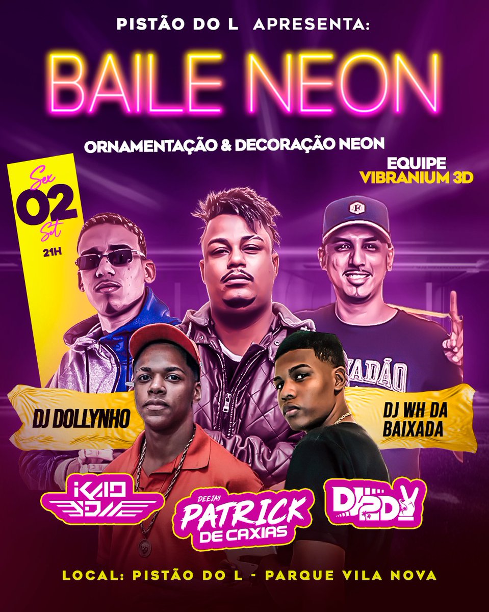 pistaodol's tweet photo. 🟣 #HOJE TEM BAILE NEON 🟣
@VilaidealLx2 @DjPatrickCaxias @DJKAIOVDM @DJ2DDAVILA https://t.co/3KY4PuLukC