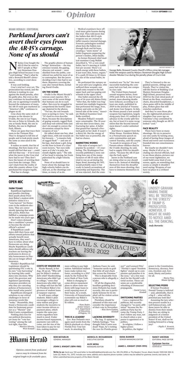 QRartguide's tweet photo. Miami Herald, 2022-09-01 - Page 12 
 https://t.co/CKgwLqlm8X https://t.co/lyupOcrBCS