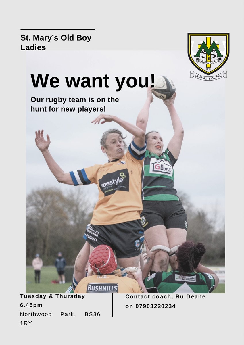 St Mary’s OB Ladies RFC tweet media