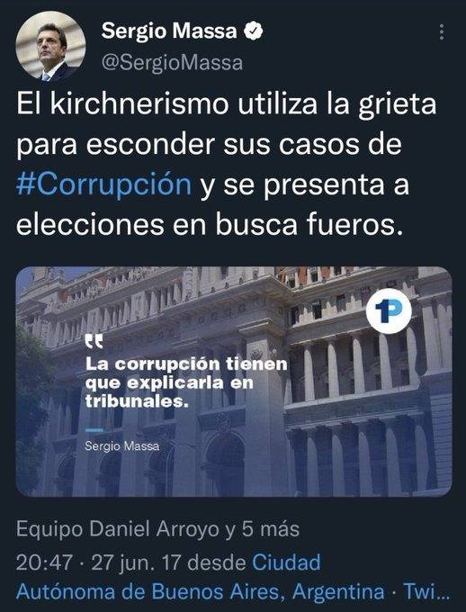 MarianoRosell's tweet photo. @PeroniaRepublic @SergioMassa Extraño aquel Sergio...
#NoLesCreoNada https://t.co/HP4SR9ztb0