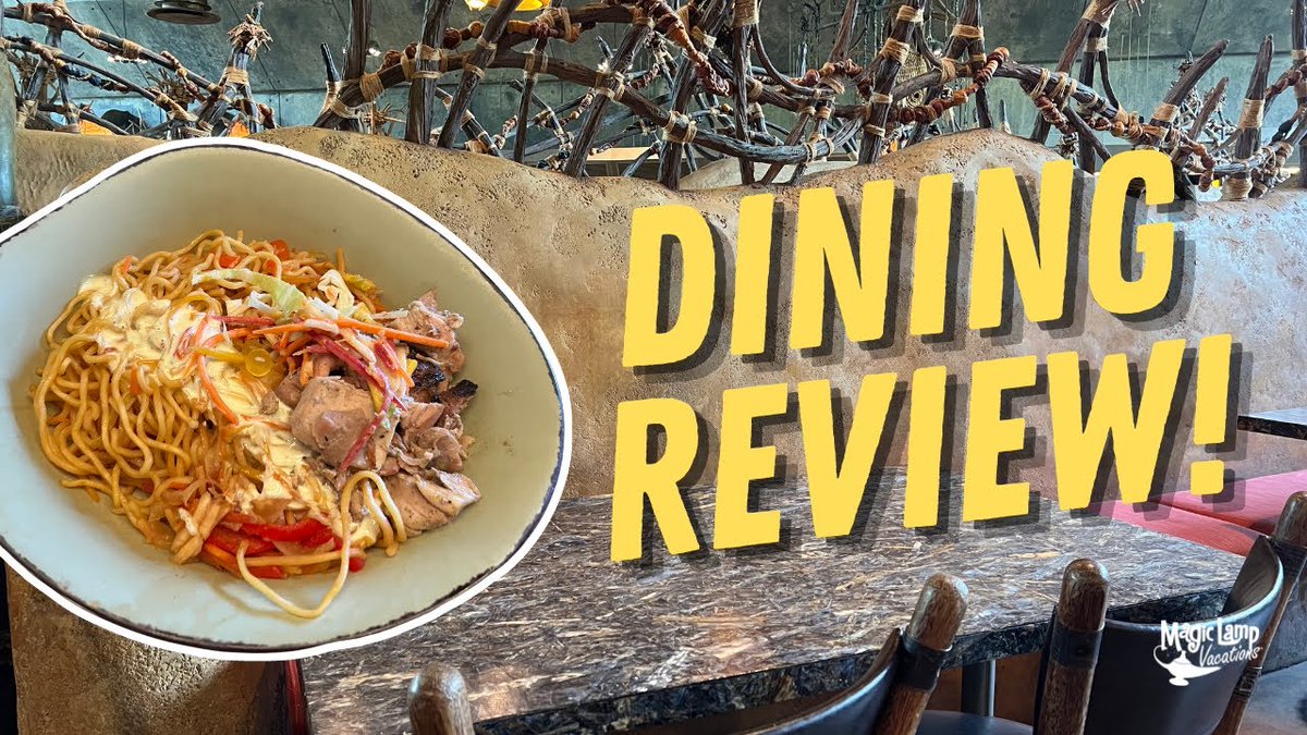 MagicLampVac's tweet photo. Satu'Li Canteen Review | Walt Disney World

✨ If you're not familiar with Satu'Li Canteen, it's the quick-service restaurant located in Pandora inside Disney's Animal Kingdom Park. 

📹 Watch here: https://t.co/tiqUjzO8W3 https://t.co/Li7UTEau4w