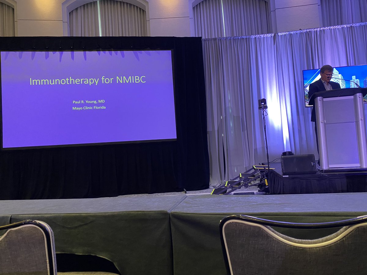 Ram Pathak, M.D. (@rampathakmd) on Twitter photo Dr. Paul Young <a href="/MayoFL_UrolRes/">Mayo Clinic FL Urology Residency</a> discussing the role of immunotherapy in NMIBC. Big advancements in the field of bladder cancer. <a href="/FlaUrological/">Florida Urological Society (FUS)</a> #FUS2022 Dr. Paul Young <a href="/MayoFL_UrolRes/">Mayo Clinic FL Urology Residency</a> discussing the role of immunotherapy in NMIBC. Big advancements in the field of bladder cancer. <a href="/FlaUrological/">Florida Urological Society (FUS)</a> #FUS2022