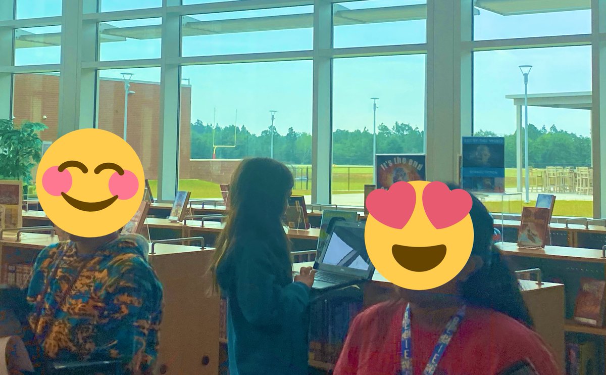 CarmenMangus's tweet photo. All students have now visited the library for orientation and checkout. They are excited about a great year. @pelion_middle #pelionmiddlelibrary #pelionmiddlelearningcommons https://t.co/BvhhanwEqT