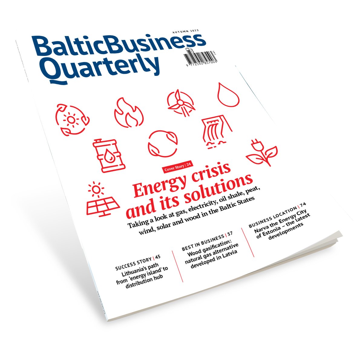 Our new BBQ for autumn has arrived! This time our focus is on the energy crisis.
Read everything about how Latvia replaces gas with wood and peat, Narva´s development of the last months  and Lithuania´s energy policy. 

All these articles you can see here: balticbusinessquarterly.de
