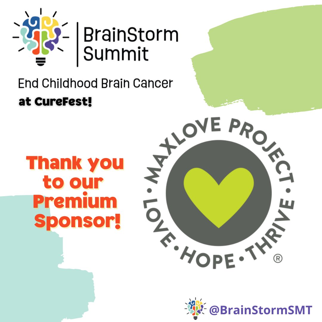 brainstormsmt's tweet photo. Thank you @Maxloveproject for your generous support! 

Learn more: https://t.co/ljLhFkSD7N

Register for Summit: https://t.co/RB7DIZlLbU

#DDRFA #CureFest #Goldstrong #CancelChildhoodCancer
#BrainstormSummit #MaxLove #Empower #Families #Healing #PediatricCancerCommunity #Love https://t.co/NINY88GqZU