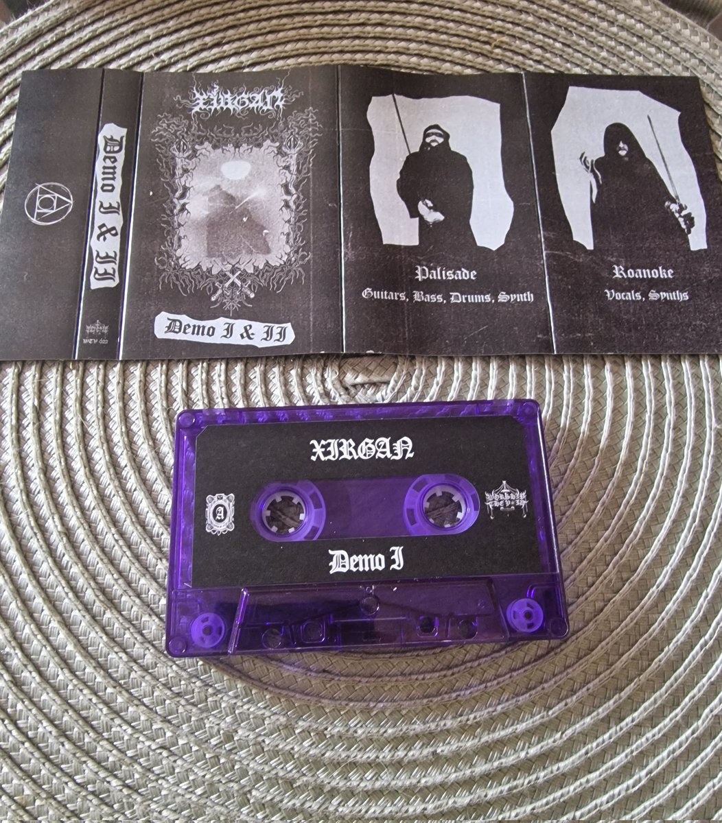 LordOfTheShado8's tweet photo. Came home to this gem today. Original pressing of Xirgan Demo I & II on original Purple Tape Pressing. Beyond rare. Huge thanks to #palisade & #Praefuro for the chat the other night. Look forward to chatting with you both again over an interview. Dark Hails one and all. βοΈβοΈπ€π― https://t.co/Wkp3YEvbry