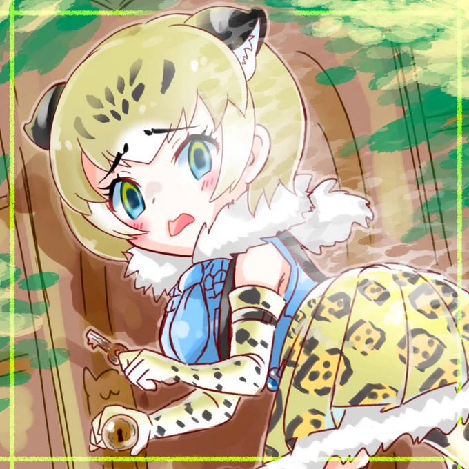 9今月のおさらい#けものフレンズ#ホラアナライオン#サーベルタイガー#ケープライオン#アリゾナジャガー 