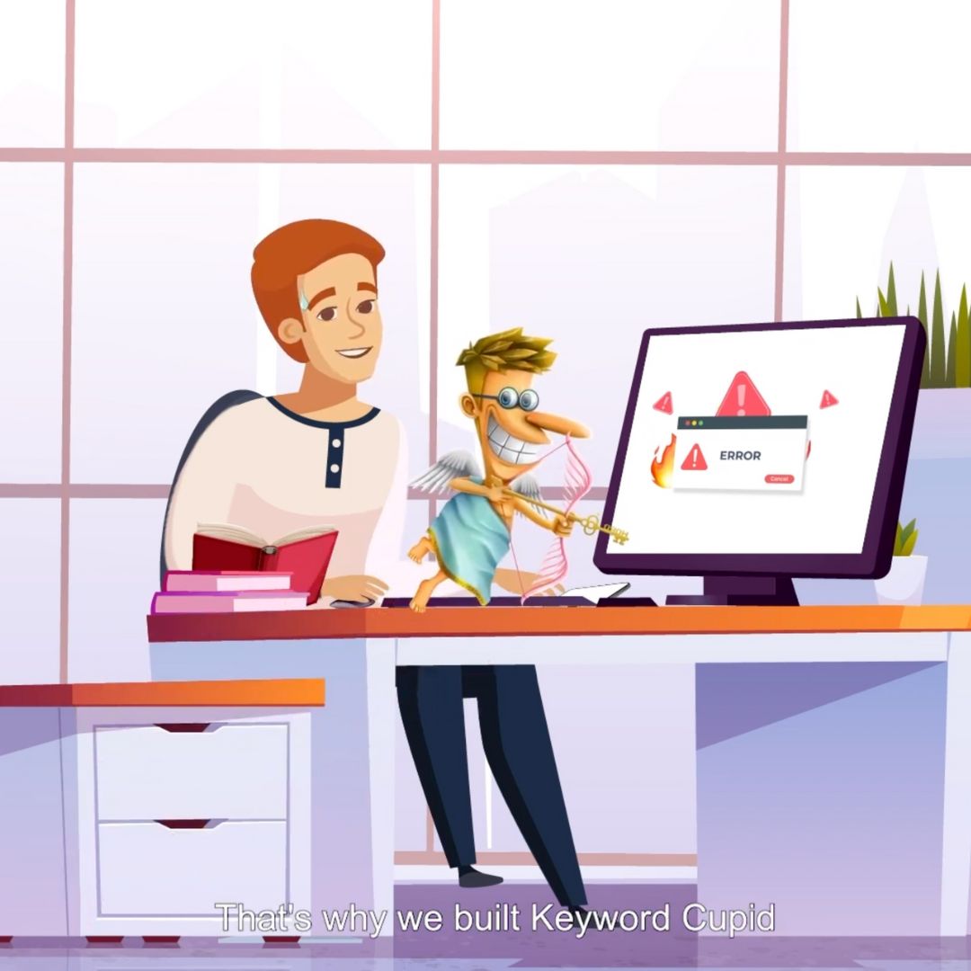 Do you love a visual?

We’ve created this handy (and we think beautifully artistic) explanation video, to show you the ins and outs of Keyword Cupid - so you can fall in love before you even give it a go!

youtu.be/hnHkBcn0kxU