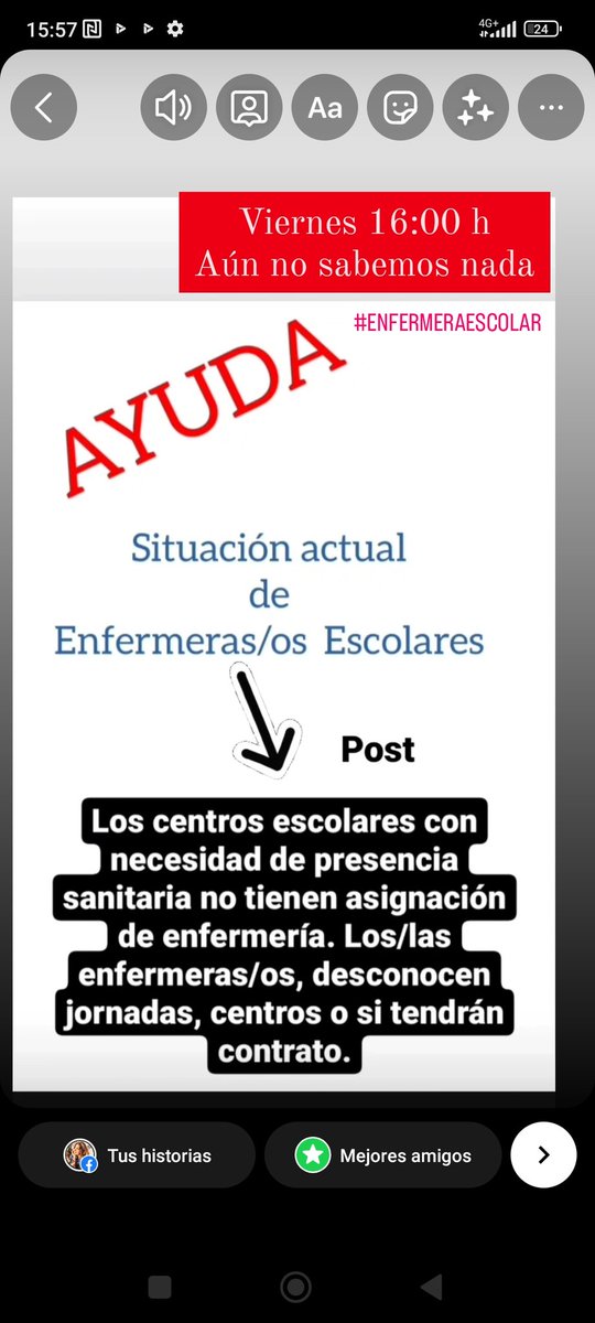Isabel31568792's tweet photo. Viernes 16h y aún no sabemos nada...
@MadridCODEM @EnfermeroEnred @ComunidadMadrid @telemadrid @IdiazAyuso @enfermeratweet @DiabetesMadrid @SaludPublicaEs @SaludMadrid @Consalud_es @sanidadgob @educacmadrid https://t.co/quw63bzbDF
