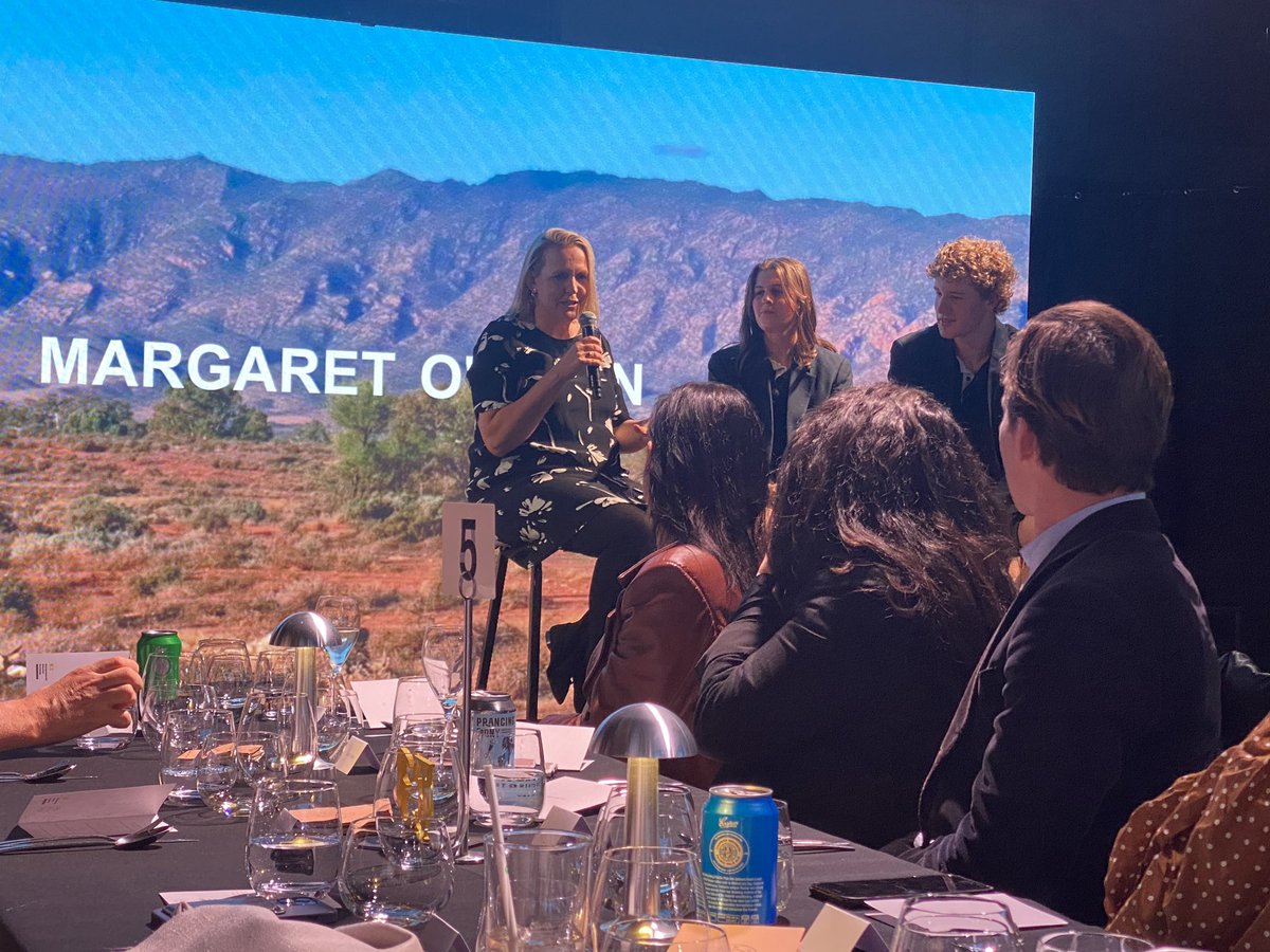 End of conference dinner celebrating social entrepreneurship, listening to two young, inspiring entrepreneurs and <a href="/margeobrien/">Margaret O'Brien</a> from <a href="/ychangeagents/">YoungChangeAgents</a>