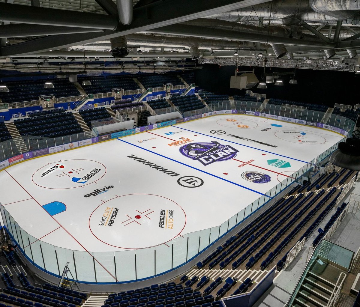 Only one day to go🥳for the first game of our #purplearmy💜<a href="/ClanIHC/">Glasgow Clan 🏒🏴󠁧󠁢󠁳󠁣󠁴󠁿</a> in this season.

We are very proud to continue supporting #GlasgowClan. Also, our sister company CLS Fabrication joined the squad this time! 

Can't wait to see our stunning set of logos on <a href="/ArenaBraehead/">Braehead Arena 🎤🏟</a> ice👀.