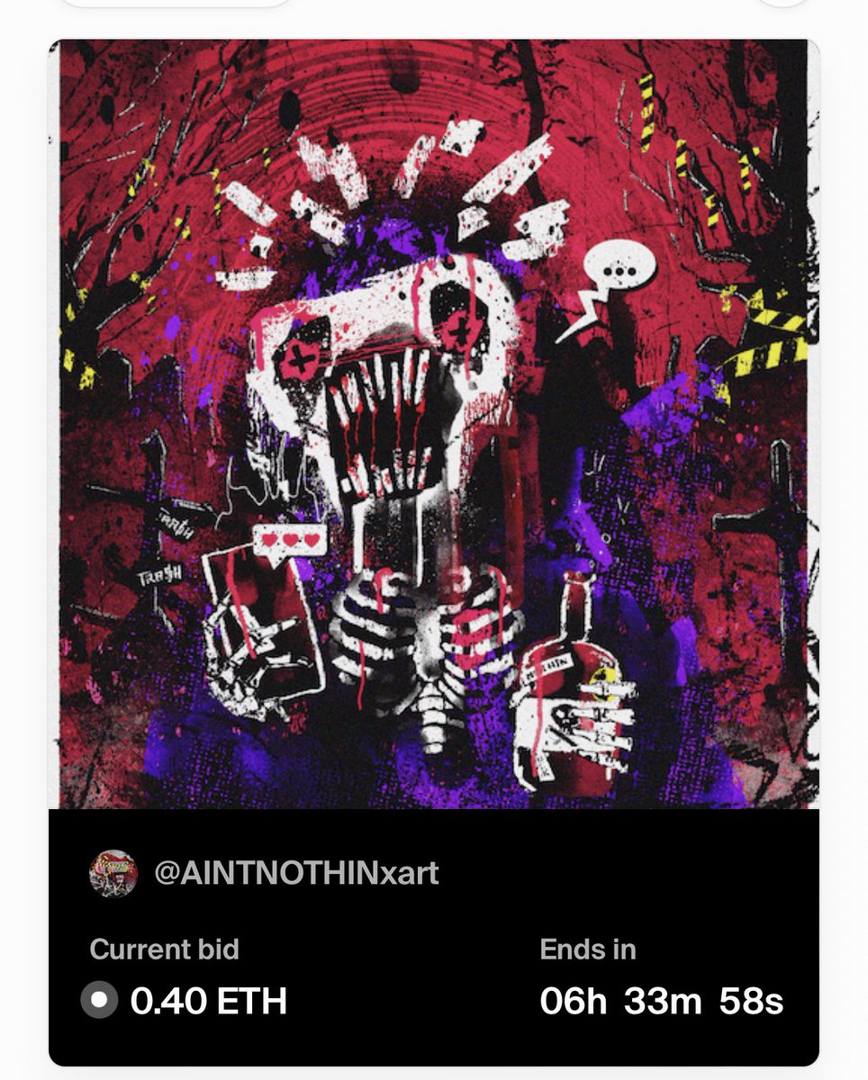 AINTNOTHINxart's tweet photo. Max gm frens! “ONLINE DATING SCAM” 6 hour left on the foundation auction and the current bid is 0.4E. Have a great Friday yall☕️ https://t.co/hqxMFSrhDm