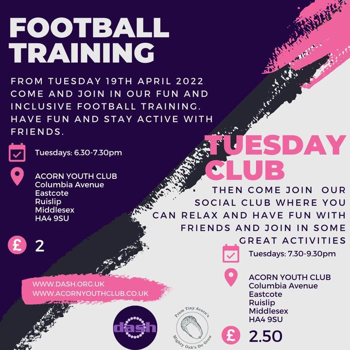 dash_charity's tweet photo. Our Tuesday Football and Social sessions restart next week (6th Sept). We can't wait to see you all again! #DisabilityDoesNotMeanInability https://t.co/oTKlEg8FXs