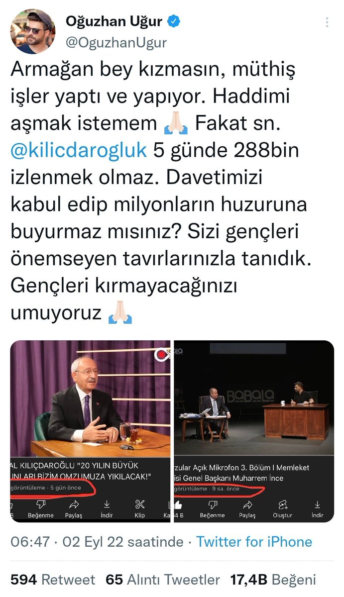 İki görseldeki dil, üslup, tarz ne kadar çok şeyin özeti değil mi?
