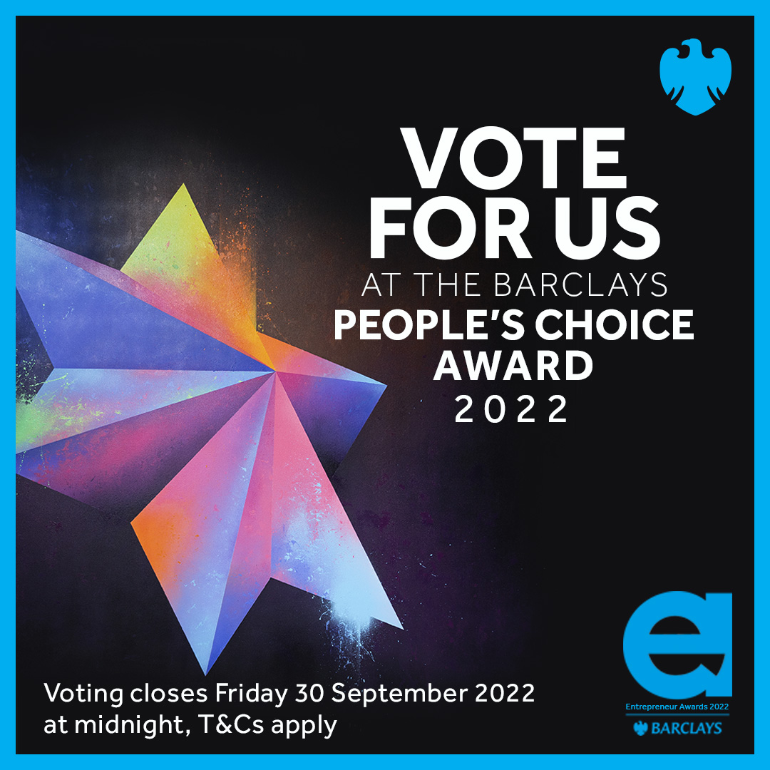 We're delighted to have been shortlisted in the 'Eagle Labs Innovation Award' category. We're asking for your help in the 'People's Choice' category! You can vote for us at na.eventscloud.com/website/43682/ #BarclaysEntprAwards #socialcare #care #ArtificialIntelligence #pleasevoteforus