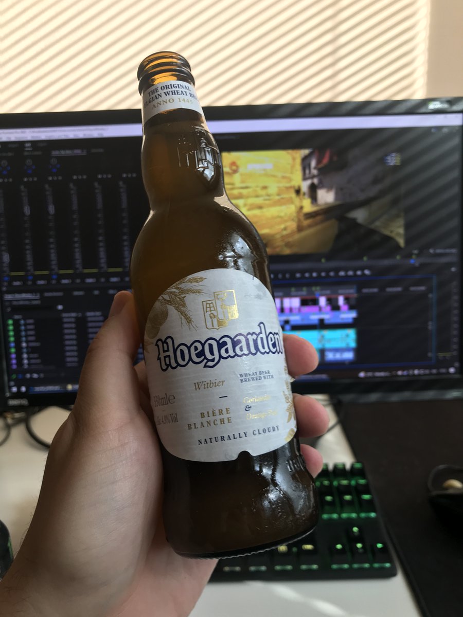 mirv_davey's tweet photo. Zaslúžené pivo @HoegaardenCA po ďalšom edite pre @REPUBLEAGUE. 

#moviemaking #counterstrike  #csgo #mvm #edit https://t.co/xdzbzl4vRj