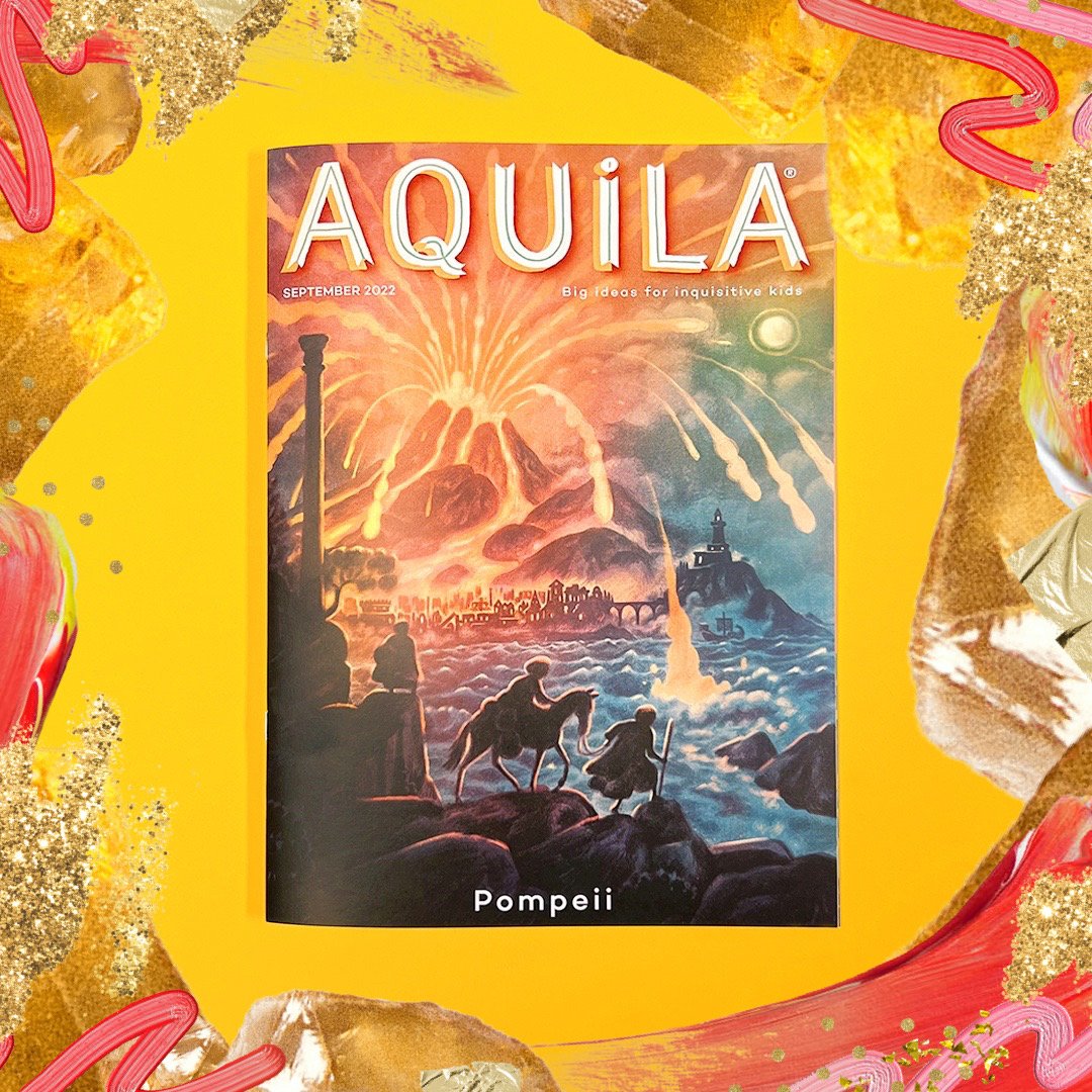 🌋 Our Septmeber issue: Pompeii has landed and it’s positively erupting with info for our curious readers! 🌋🤩💥⁠ Join us as we stroll through ancient Pompeii, meet a real-life volcanologist, bake a Roman loaf, create a divine diorama &amp; much more! bit.ly/3ybsvme