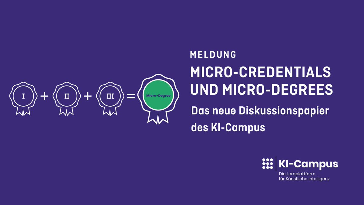 HFDdigital's tweet photo. Flexible Formate digitaler Bildung vorantreiben und mitgestalten:
Der @KICampus stellt in einem neuen Diskussionspapier geplante #MicroDegrees vor.
https://t.co/z1HtygZNXC
#DigitalTurn https://t.co/q8Rxb5q65H